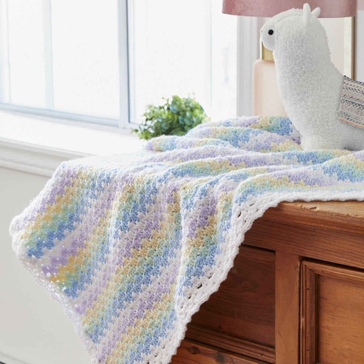 Baby Spike Stitch Blanket Pattern