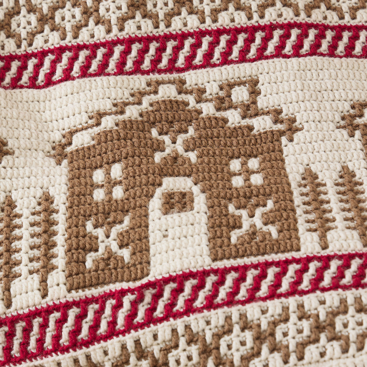 Gingerbread Mosaic Blanket