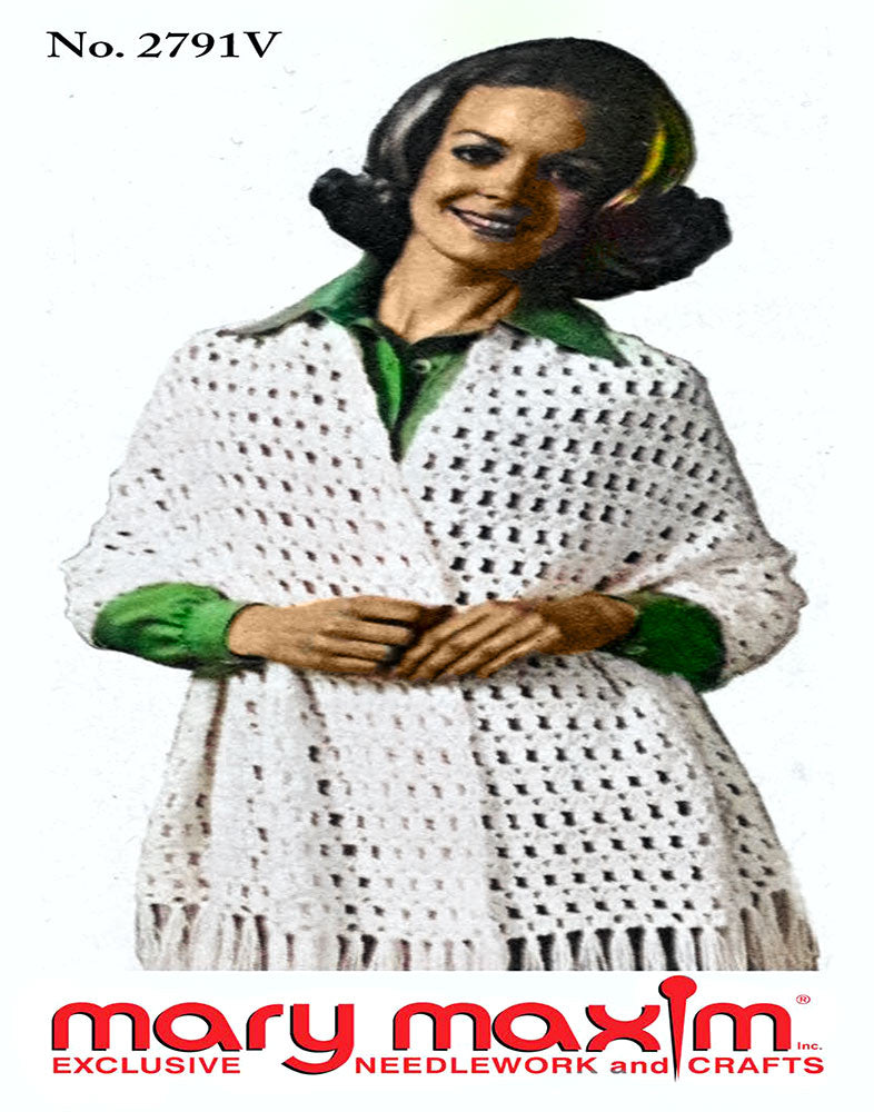 Patrón de estola de ganchillo