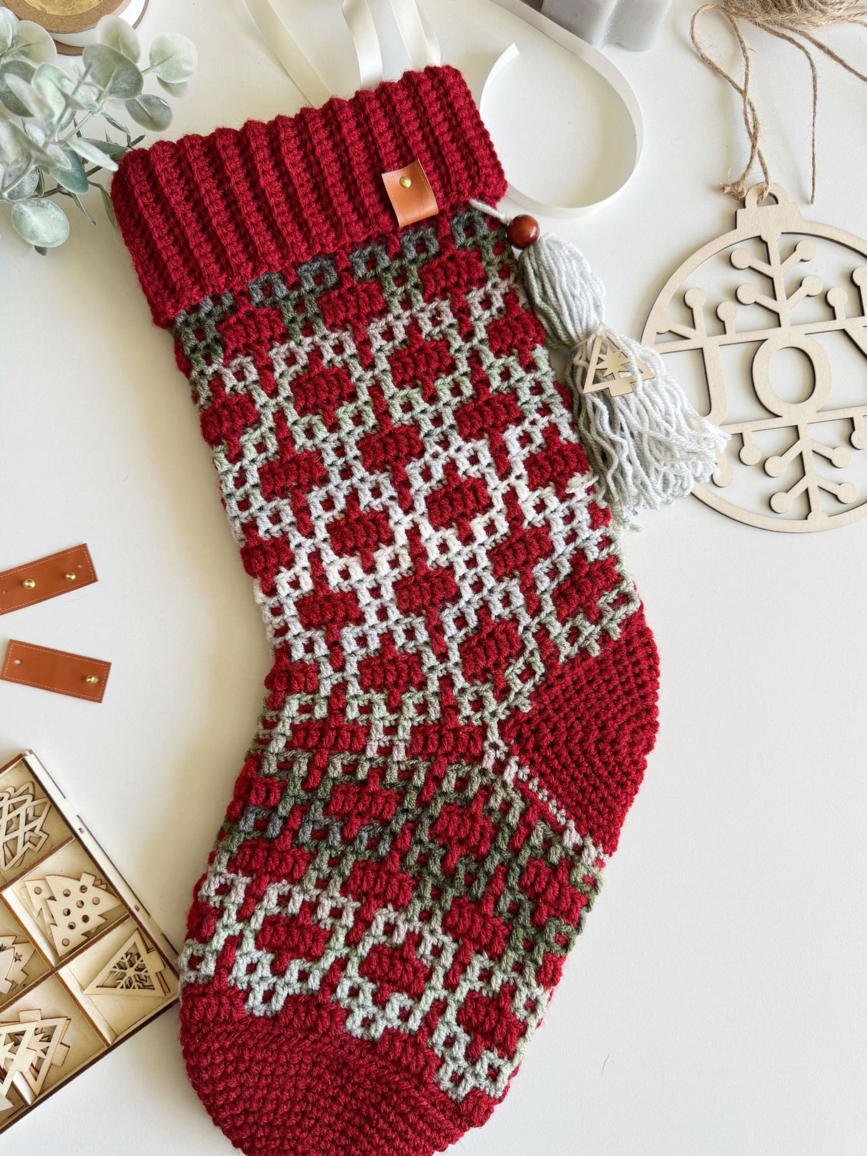 Yuletide Mosaic Stockings