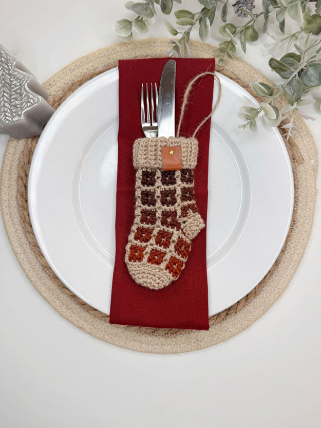 Yuletide Mosaic Mini Stockings