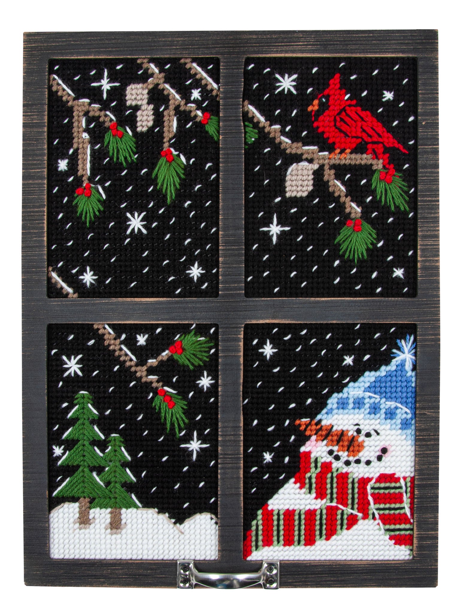 Nighttime Flurries Window Frame Plastic Canvas Kit – Mary Maxim