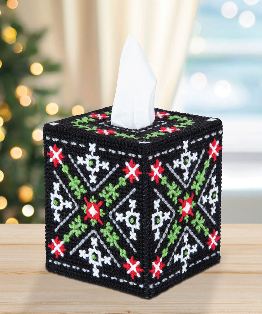 Midnight Frost Tissue Box Cover