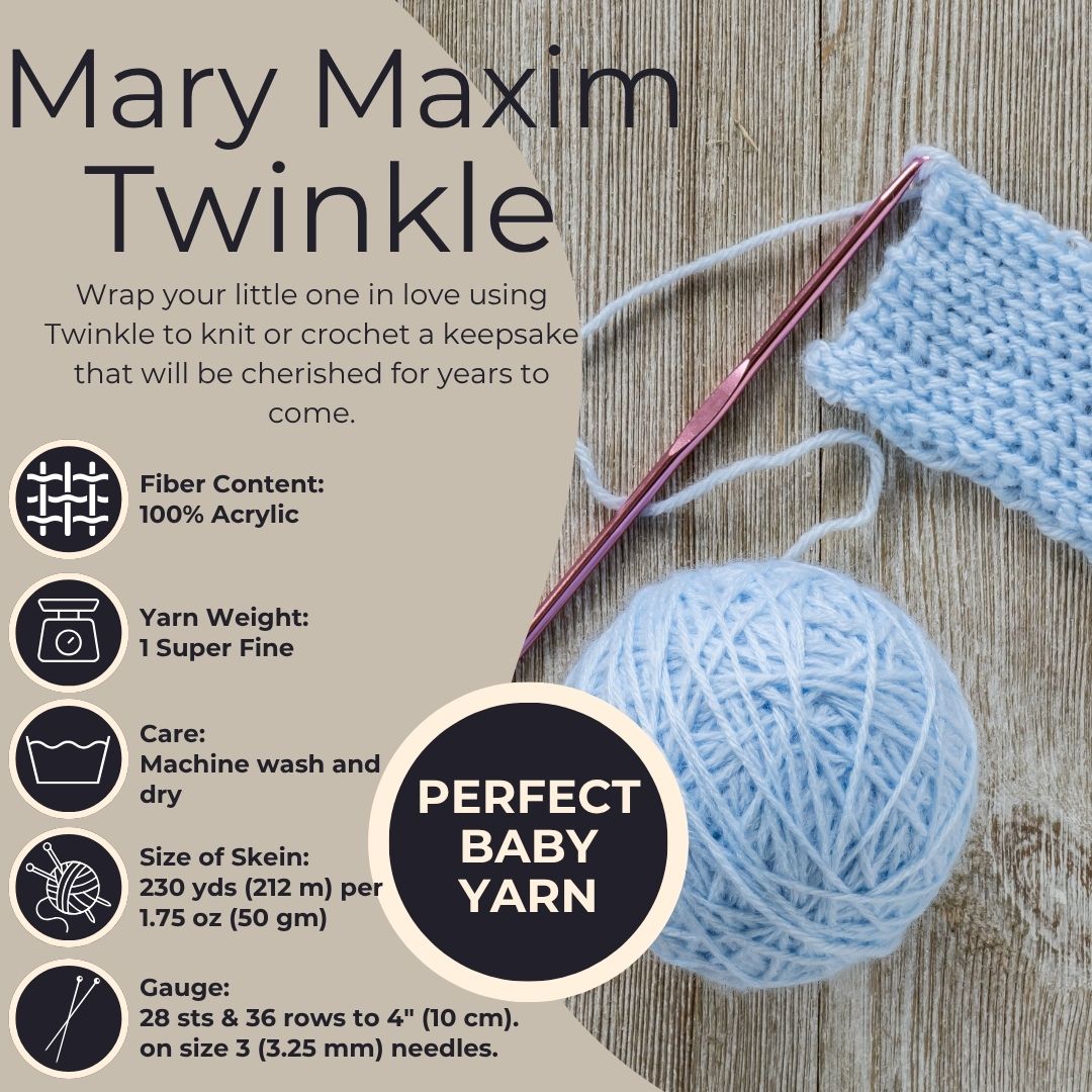 Mary Maxim Twinkle Baby Yarn