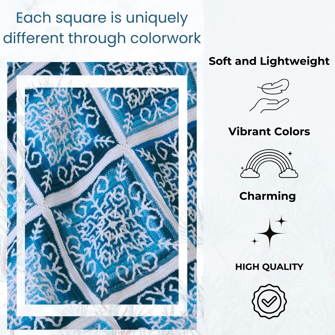 Winterfrost Crochet Afghan