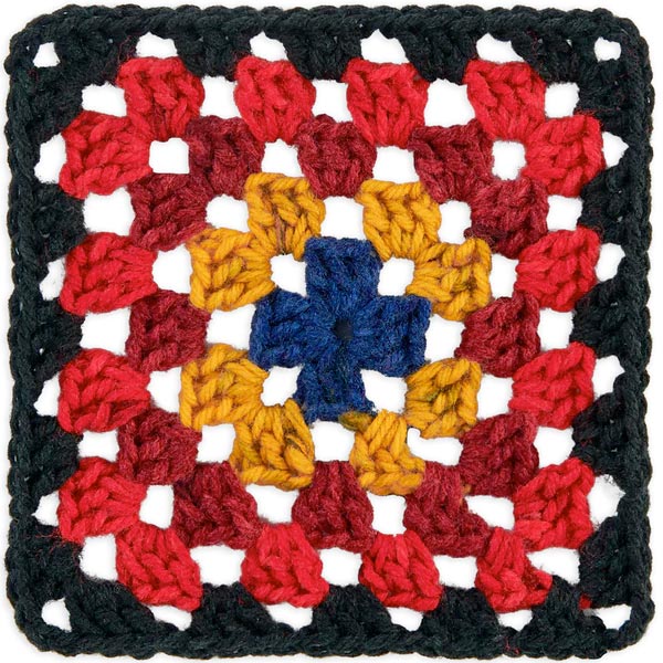 Red Heart All In One Granny Square Yarn