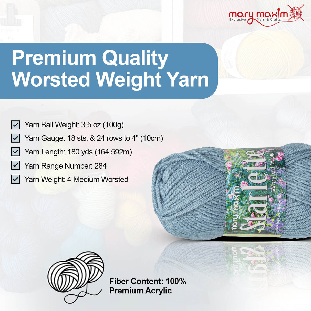 Mary Maxim Starlette Yarn