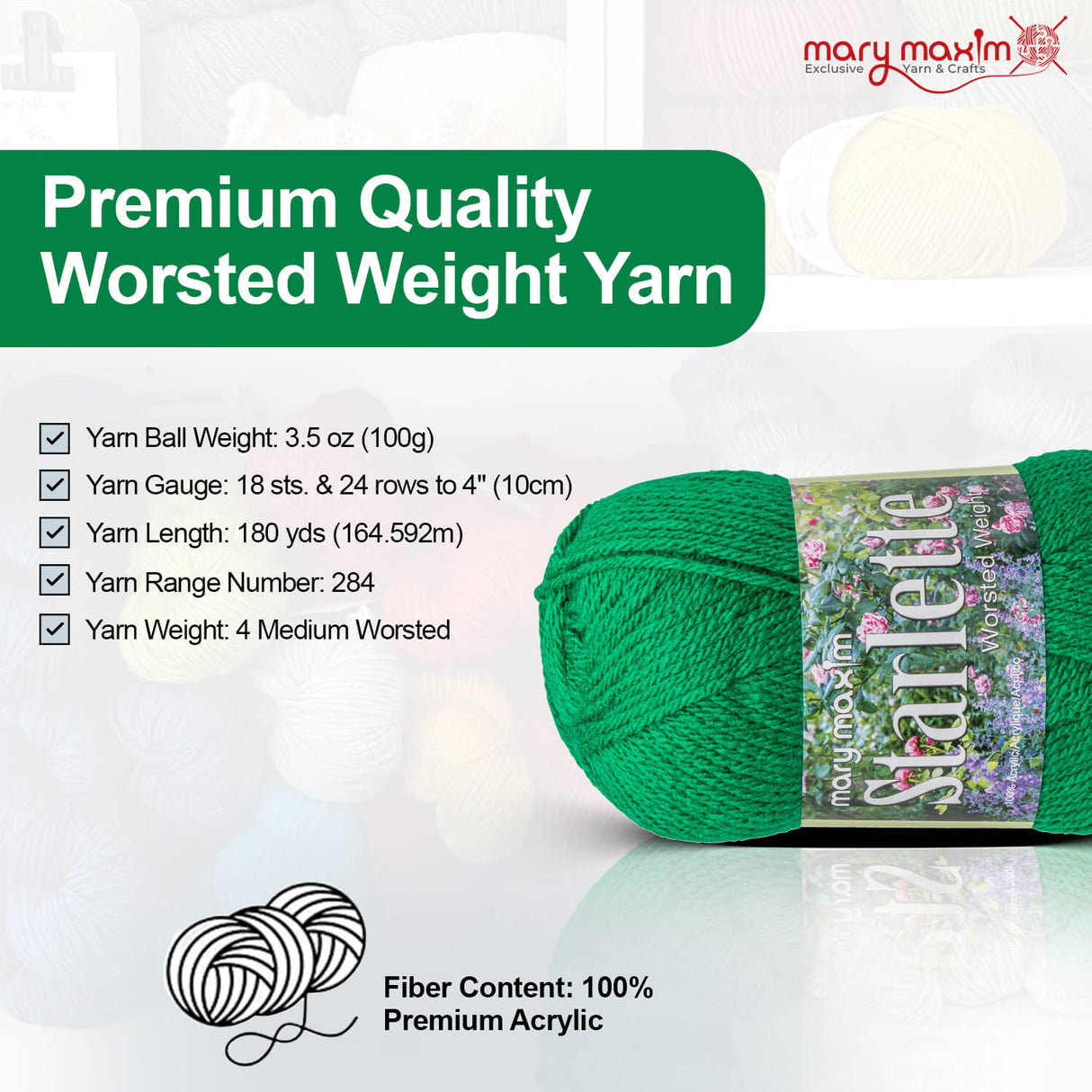 Mary Maxim Starlette Yarn