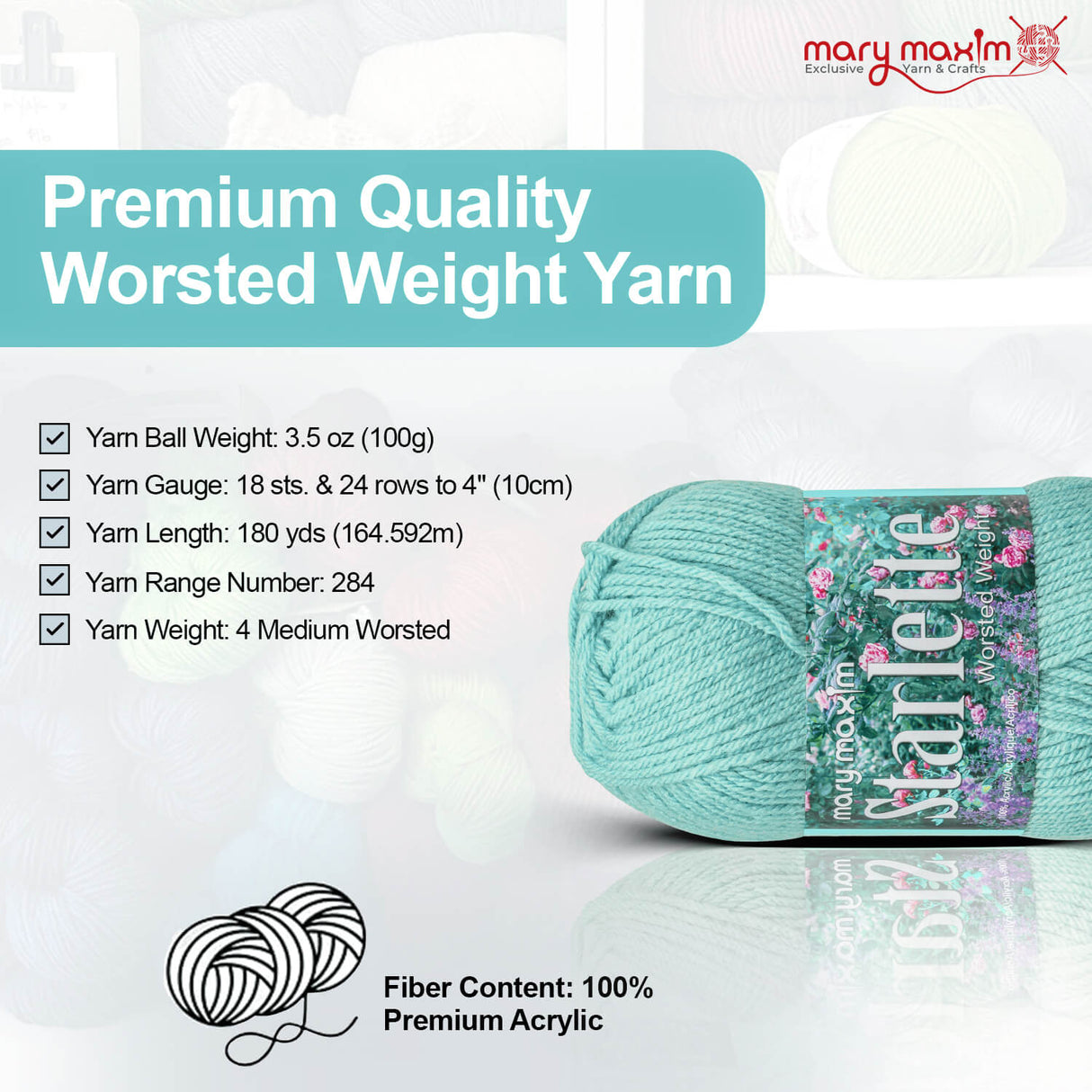 Mary Maxim Starlette Yarn