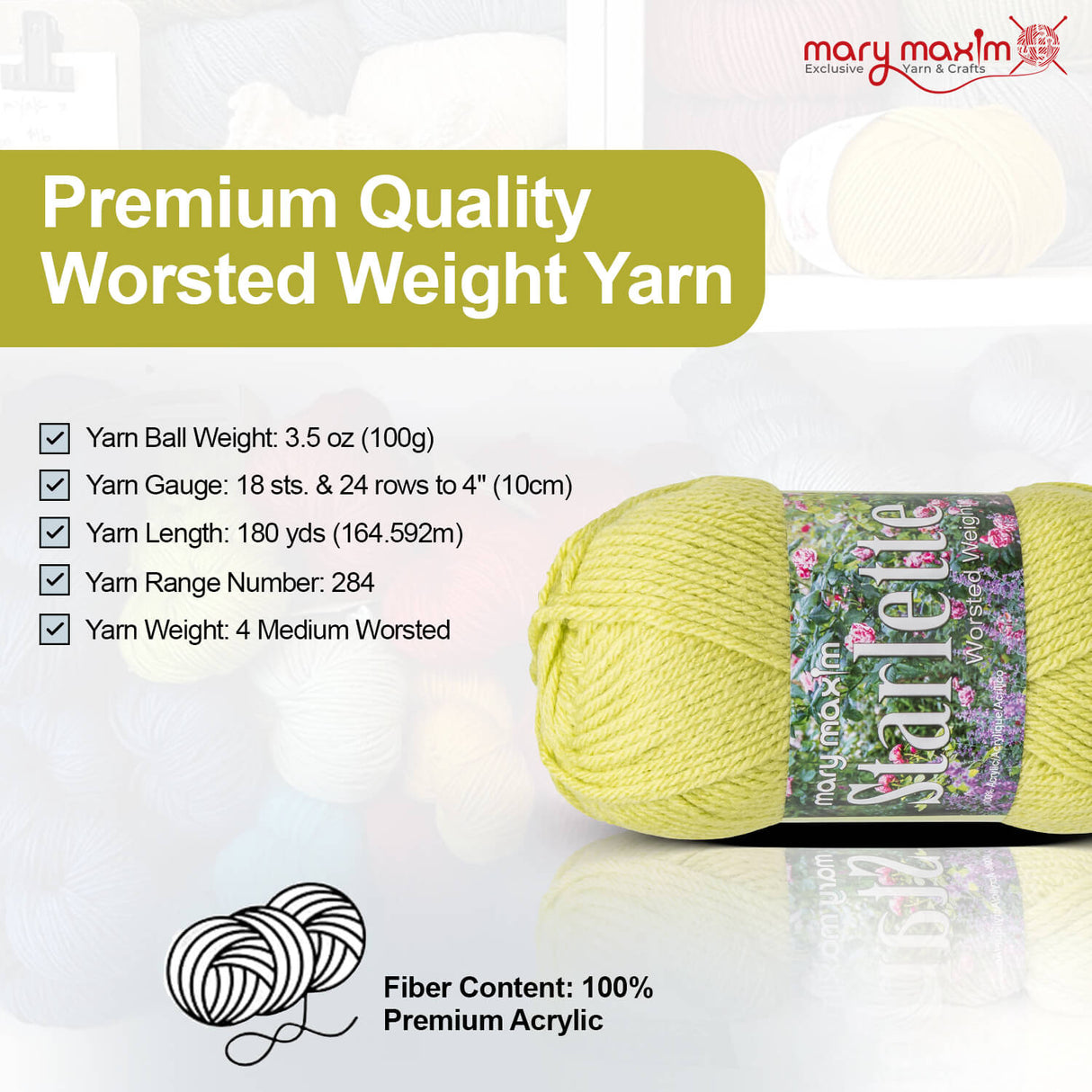 Mary Maxim Starlette Yarn