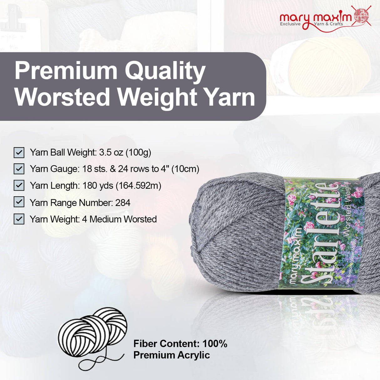 Mary Maxim Starlette Yarn