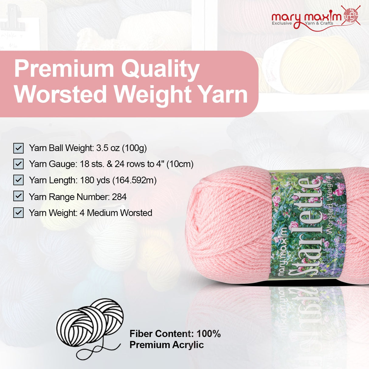 Mary Maxim Starlette Yarn