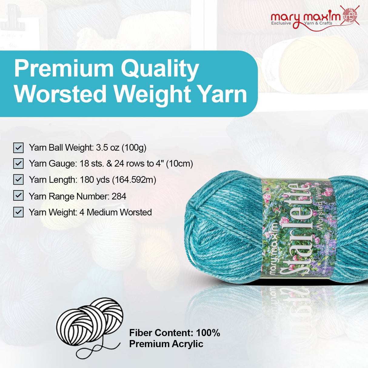 Mary Maxim Starlette Yarn