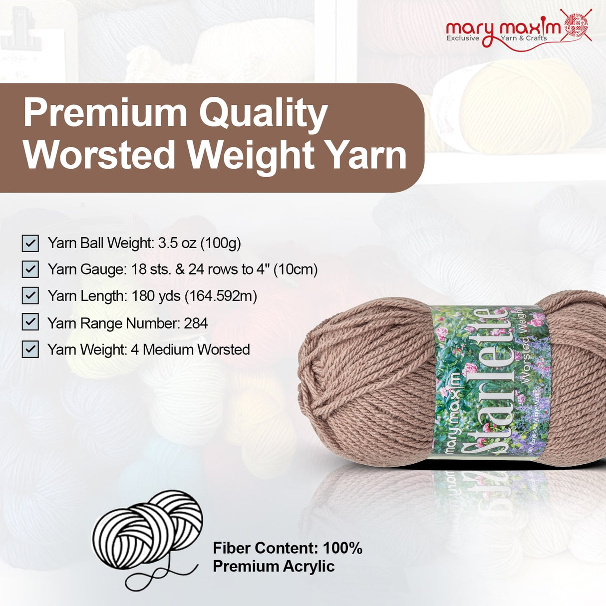 Mary Maxim Starlette Yarn