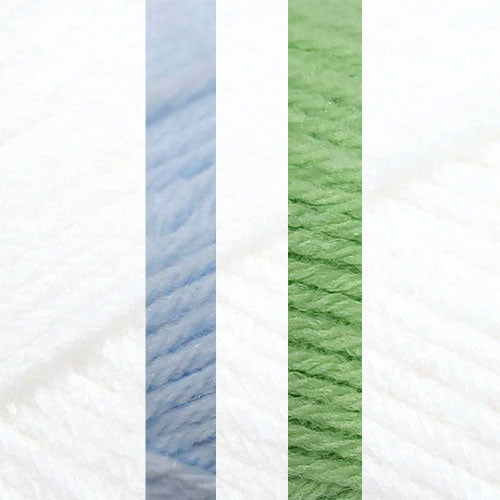 Manta de punto en caja