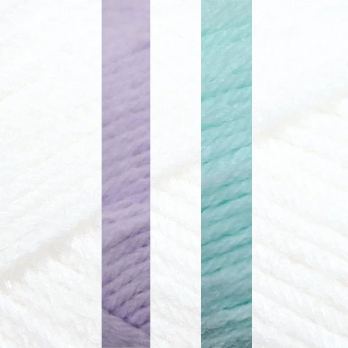 Manta de punto en caja