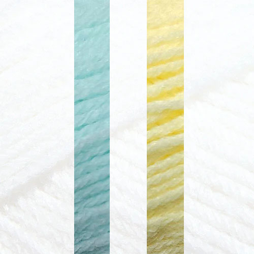 Manta de punto en caja