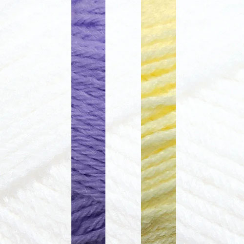 Manta de punto en caja