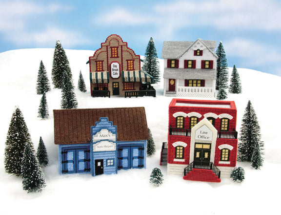 Exclusive Plastic Canvas Village