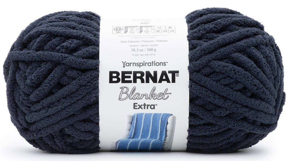 Bernat Blanket Extra Yarn, Big Ball 10.5 Oz, Jumbo 7, Light Teal