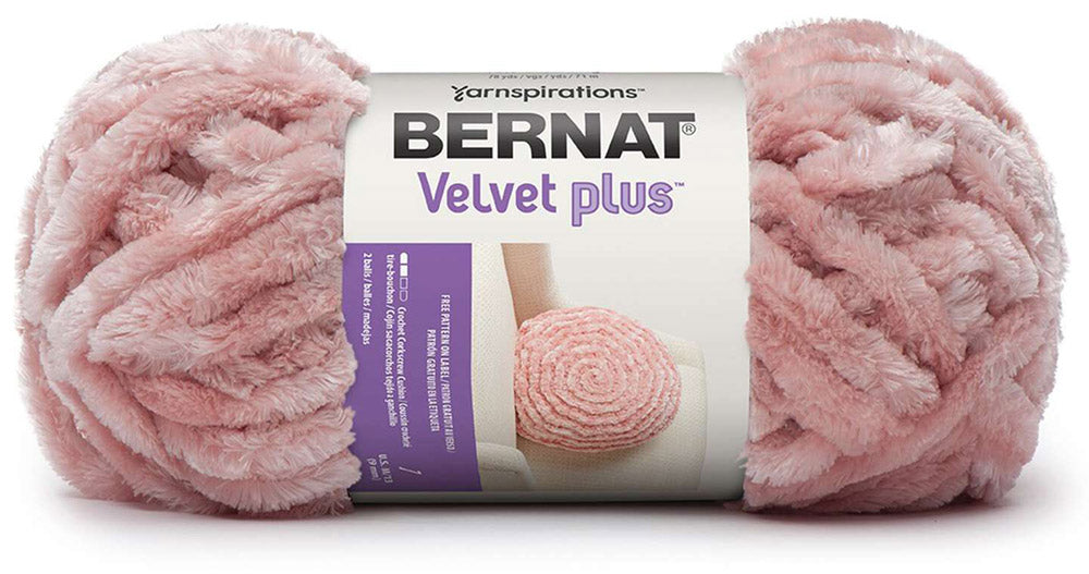 Bernat Pink Dust Yarn Velvet Plus