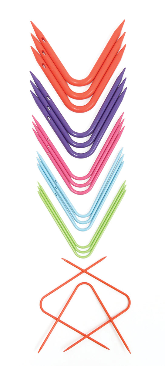 Neko's Curved Double Point Knitting Needles for Hats & Cowls