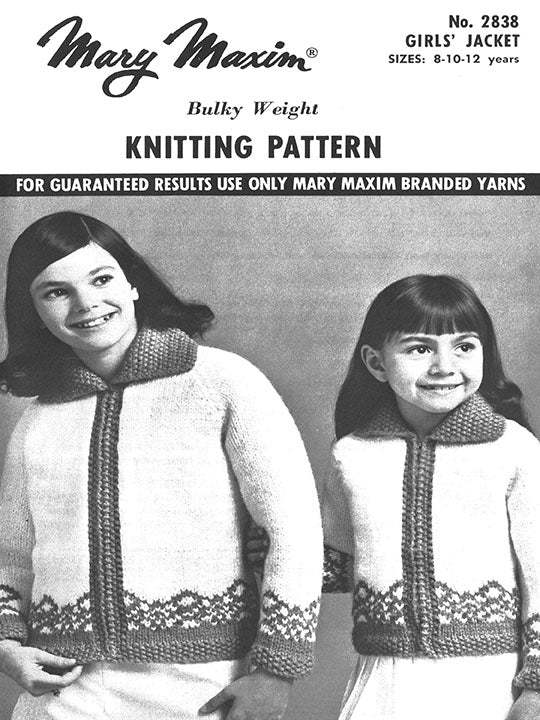 Modèle de veste pour filles