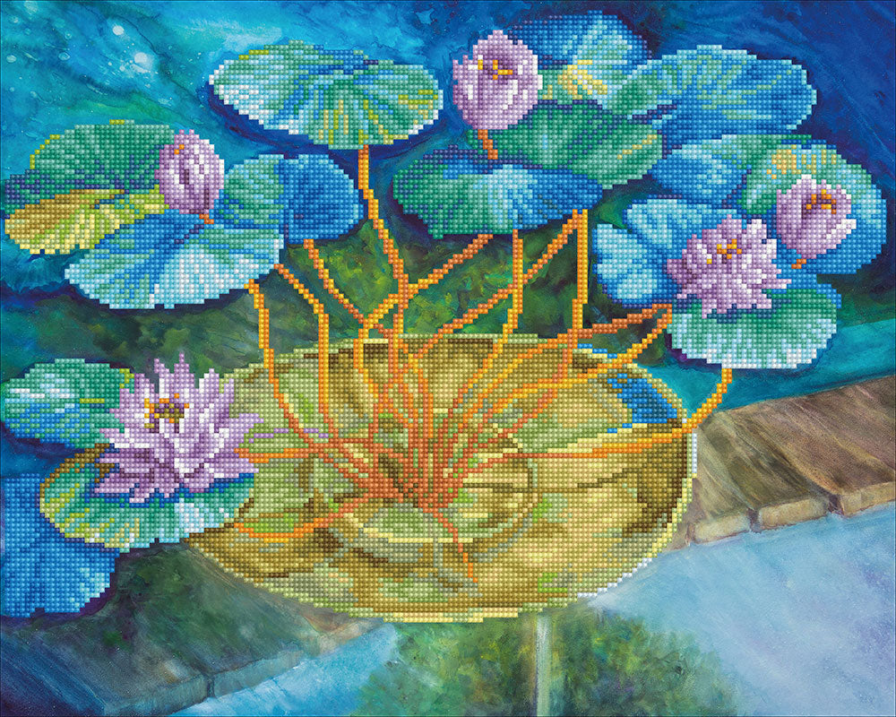 Water Lilies Diamond Art