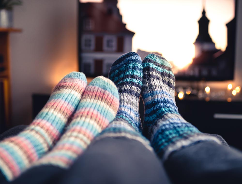 Club de chaussettes trimestrielles en tricot