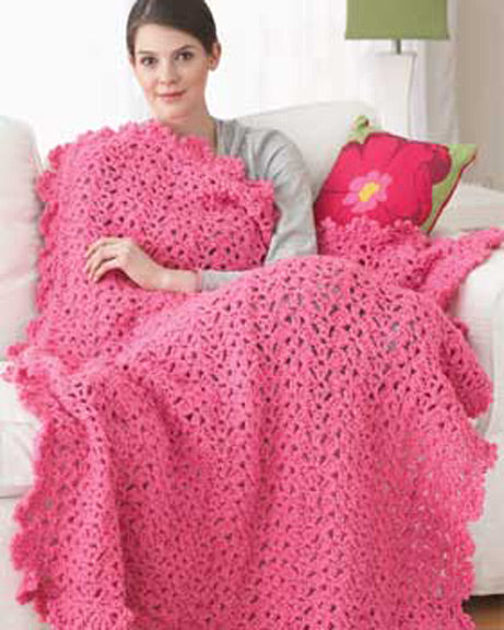 Patrón de crochet de manta Harmony gratis