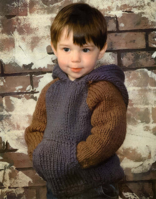 Child's Bulky Hoodie Pattern