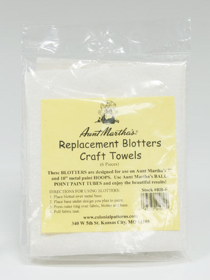 Aunt Martha's Replacement Blotters Craft Towels