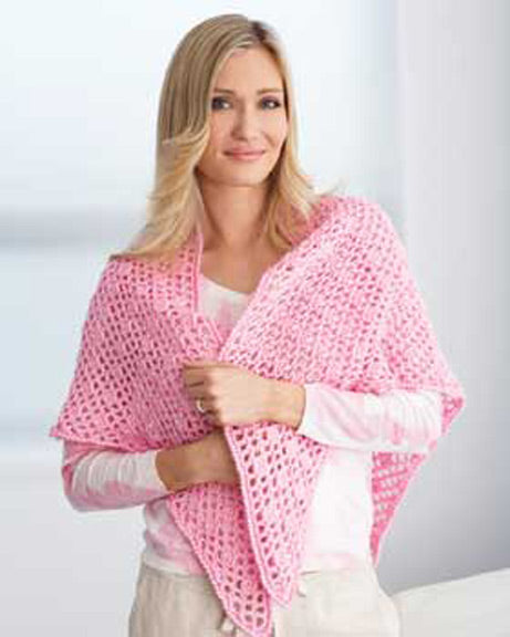 Patrón de crochet de chal de oración gratis