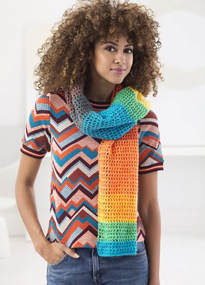 Free Mesh Scarf Pattern