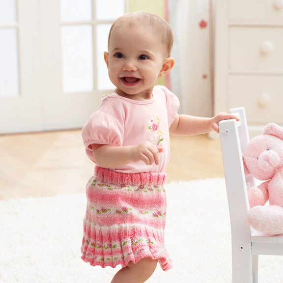 Free Florals Skirt Knit Pattern