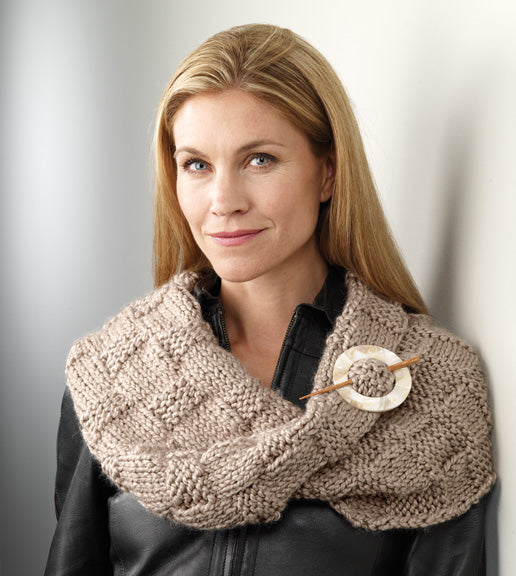 Free Basketweave Collar Knit Pattern
