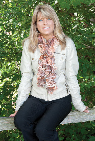 Patrón de punto de bufanda pirueta gratis