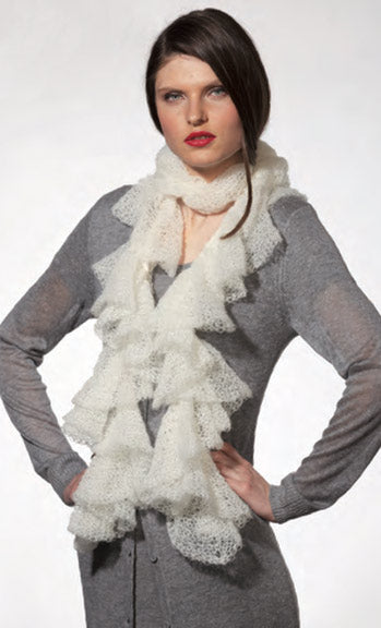 Patrón de bufanda de ganchillo gratis