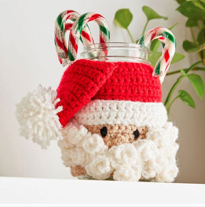 Pots de bonbons du Père Noël
