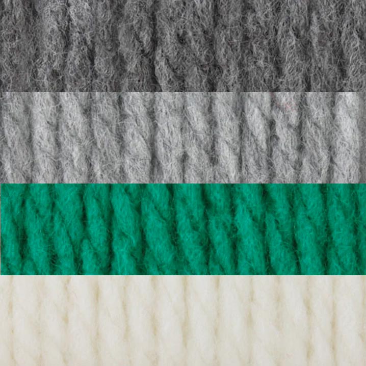 Manta de punto de rayas simples