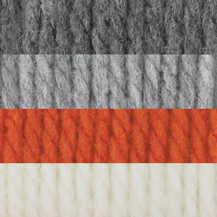 Manta de punto de rayas simples