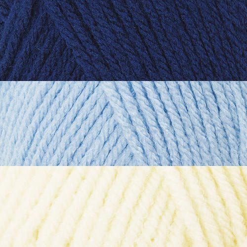 Jeté à rayures au crochet