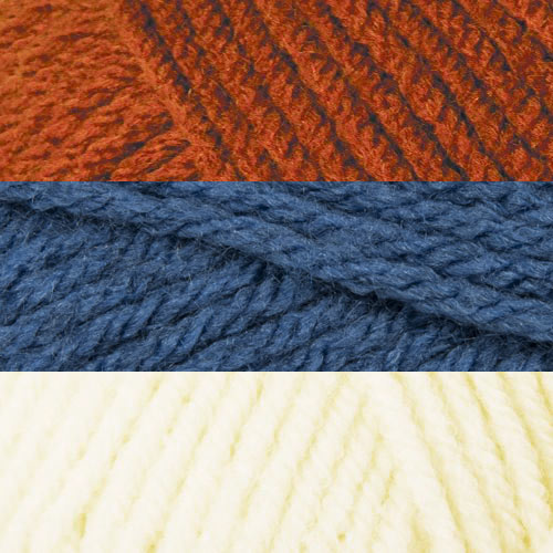 Jeté à rayures au crochet