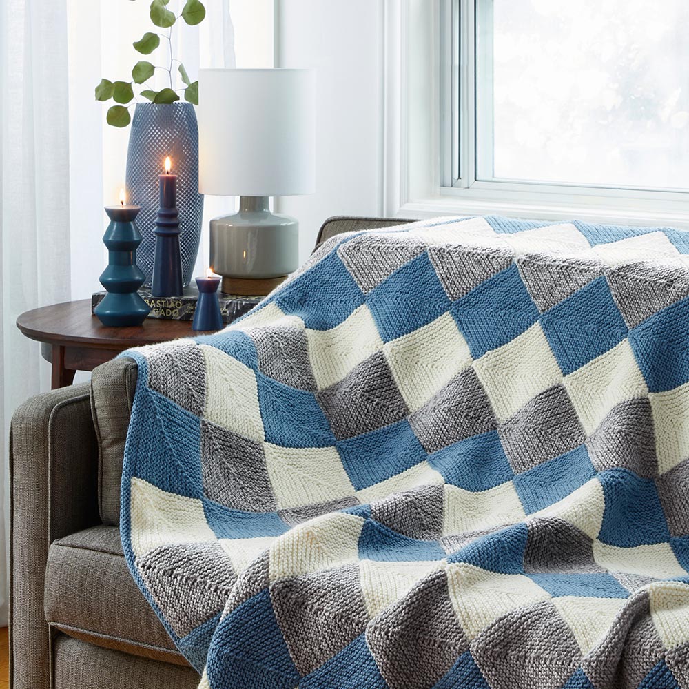 Hazy Blues Blanket