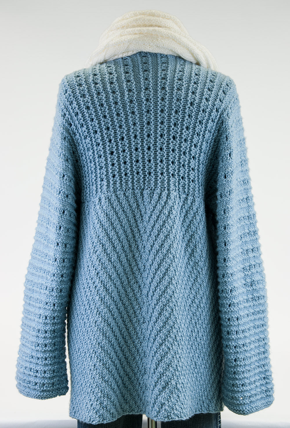 Diagonal Textured Cardigan