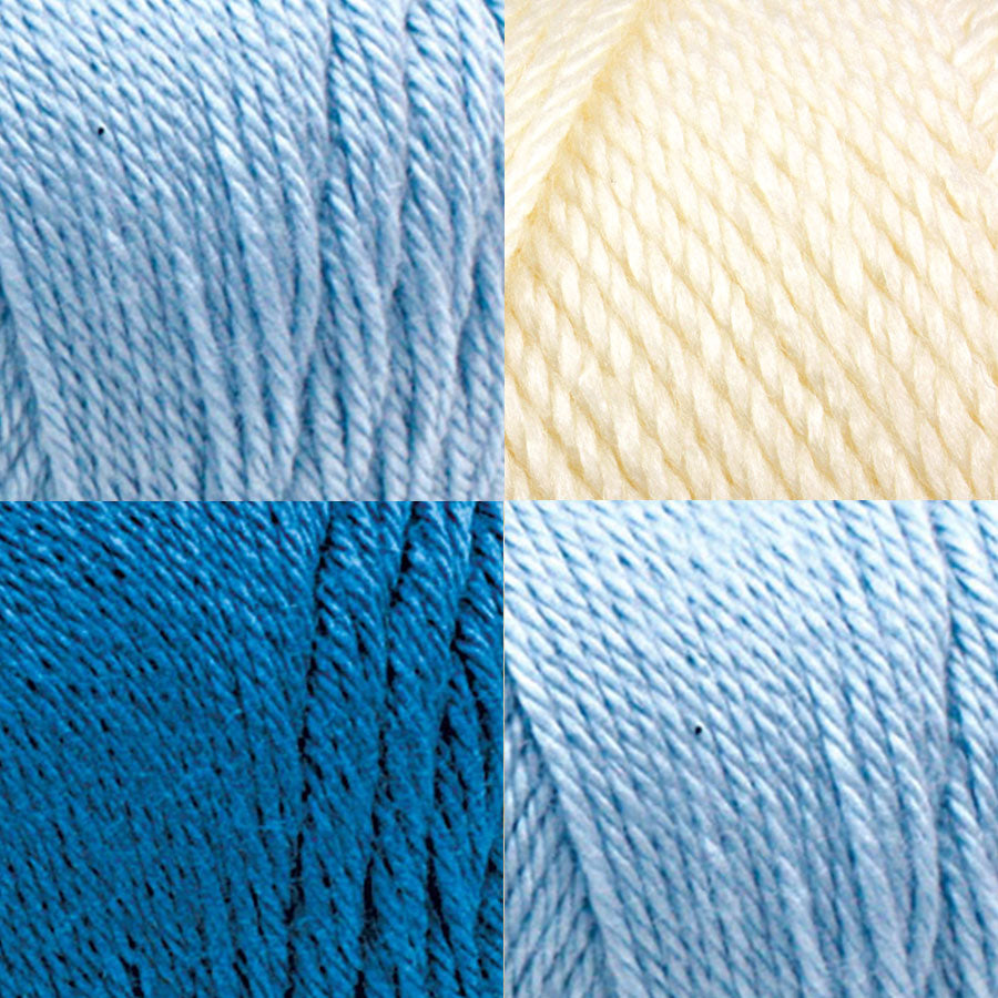 Gingham Crochet Baby Blanket