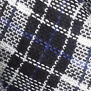 Afghan à carreaux maritimes