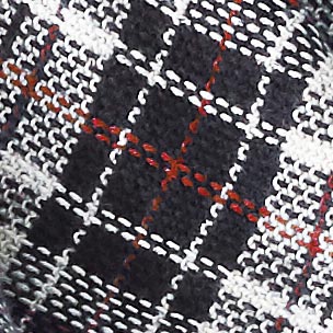 Afghan à carreaux maritimes