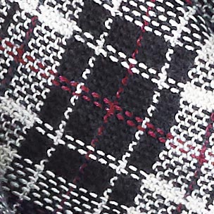 Afghan à carreaux maritimes