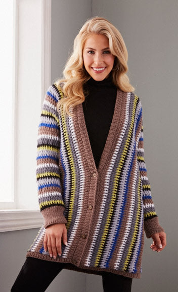 Patron de veste à point glissé